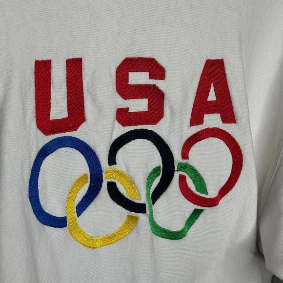 Vintage Champion USA Olympics Reverse Weave Sweatshirt XXL - Picture 2 of 8